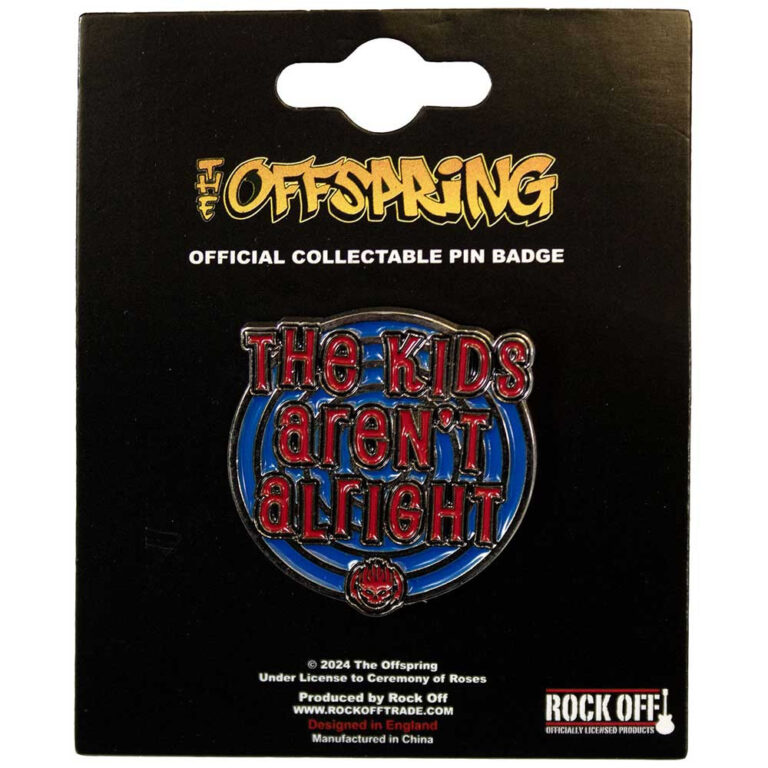 The Offspring The Kids Aren’t Alright Pin Badge