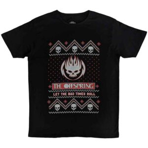 The Offspring Christmas Bad Times Black T-Shirt