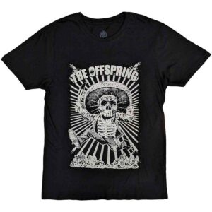 The Offspring Jumping Skeleton Black T-Shirt