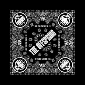 The Offspring Unisex Skull Logo Black Bandana