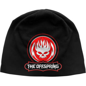 The Offspring Unisex Skull Logo JD Print Black Beanie Hat