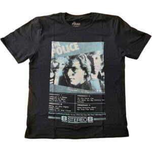 The Police Reggatta 8 Track Black T-Shirt