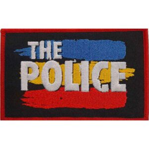 The Police 3 Stripes Logo Patch