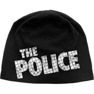 The Police Unisex Logo Black Beanie Hat