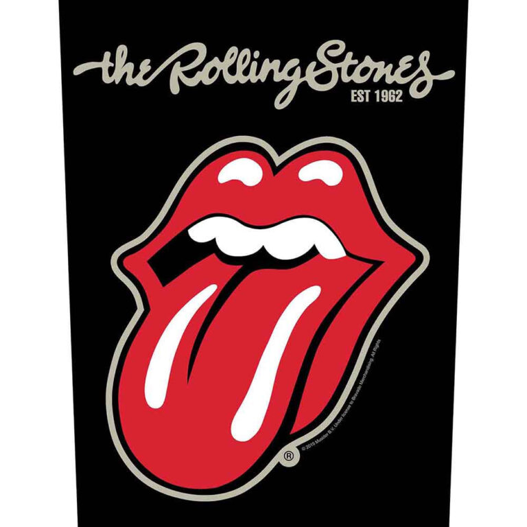 The Rolling Stones Plastered Tongue Back Patch