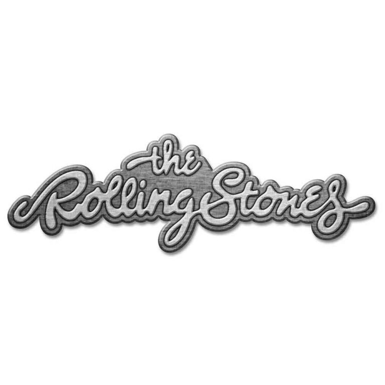 The Rolling Stones Logo Die-Cast Relief Pin Badge