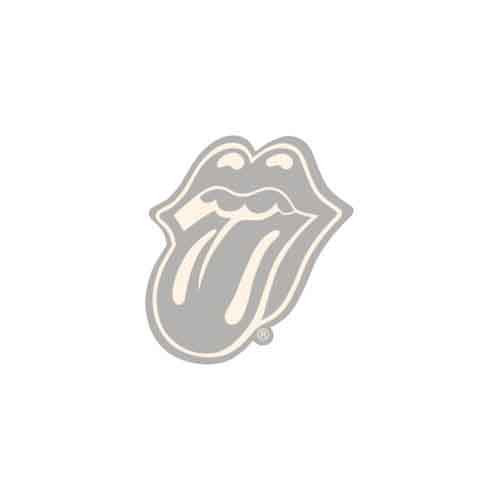 The Rolling Stones Logo & Tongue Applique Navy Blue Embellished T-Shirt