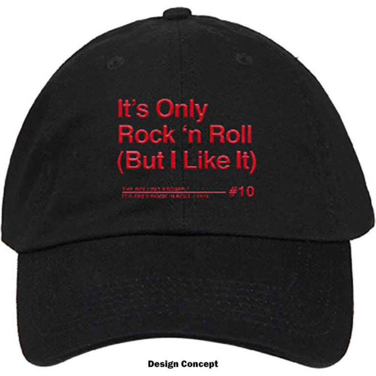 The Rolling Stones It’s Only Rock ‘N Roll Black Baseball Cap