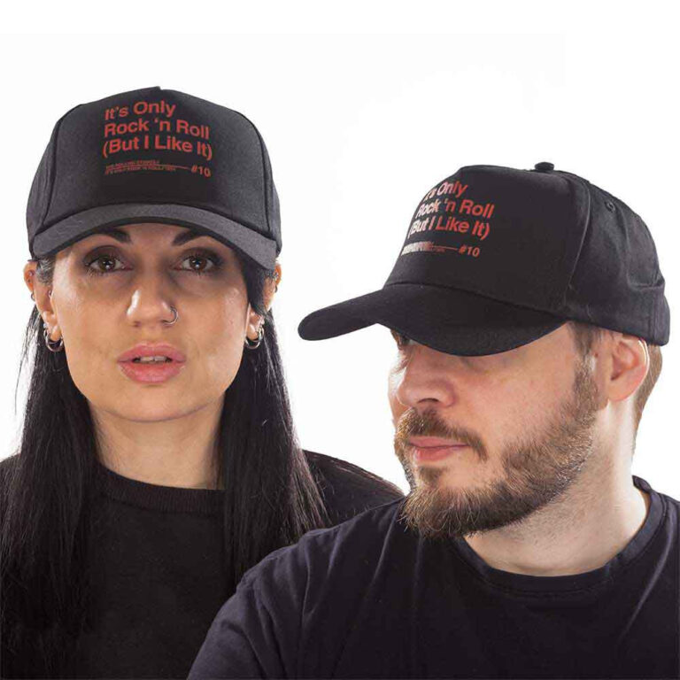 The Rolling Stones It’s Only Rock ‘N Roll Black Baseball Cap