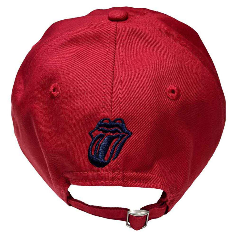The Rolling Stones Vintage 70s Logo Maroon Red Baseball Cap