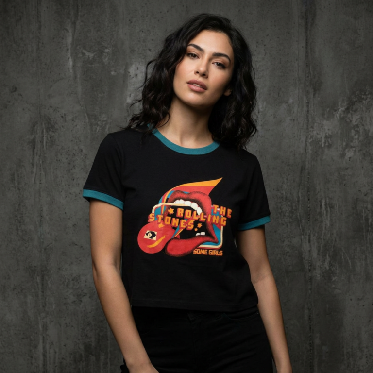 The Rolling Stones Some Girls Lick Ladies Crop Top