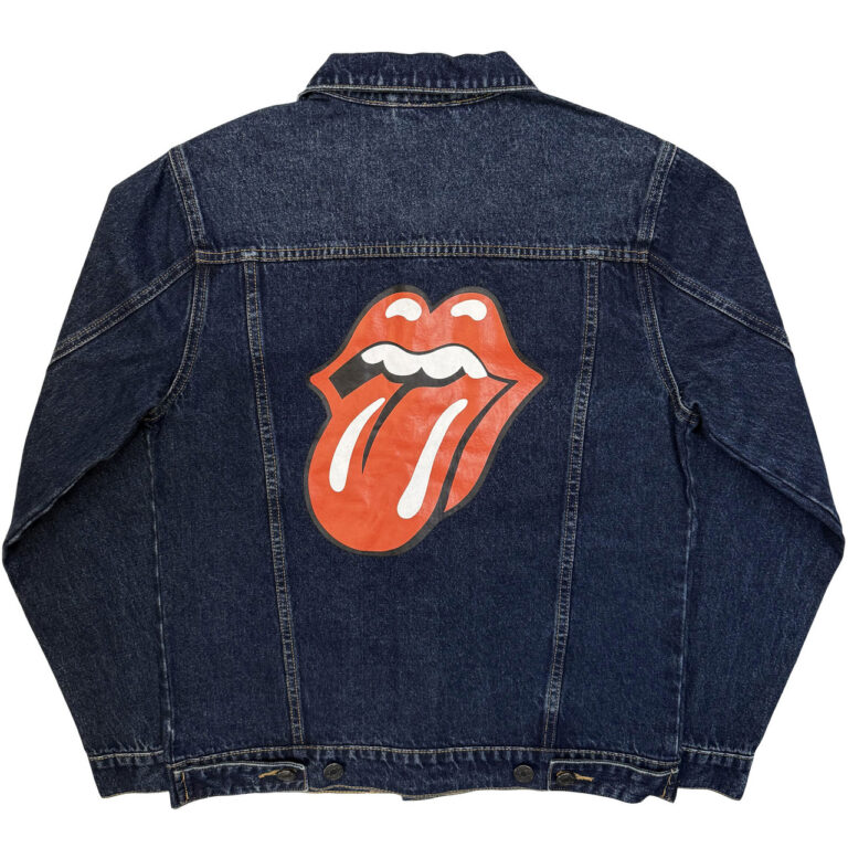 The Rolling Stones Classic Tongue (Denim Blue) Denim Jacket