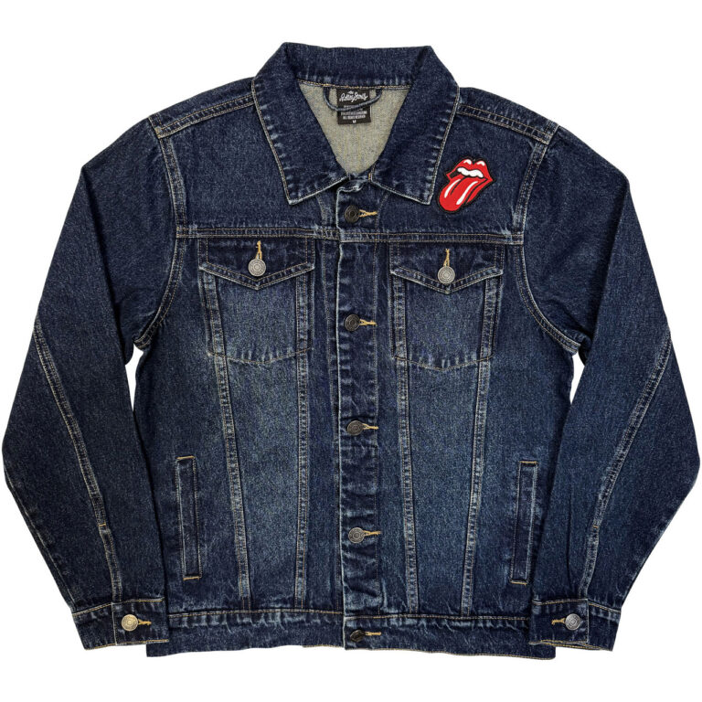 The Rolling Stones Classic Tongue (Denim Blue) Denim Jacket