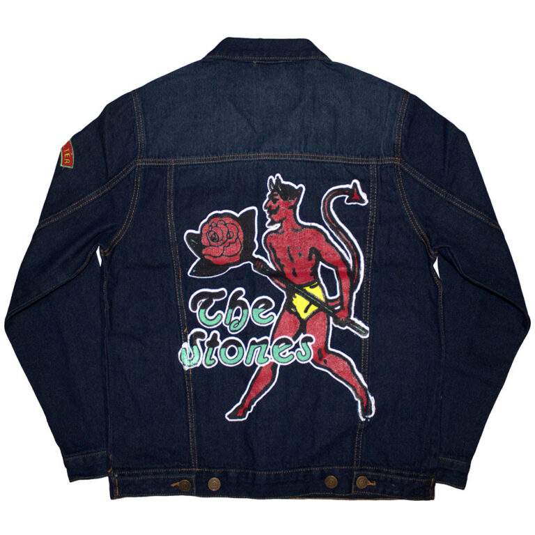 The Rolling Stones Sympathy (Denim Blue) (Back & Sleeve Print) Denim Jacket