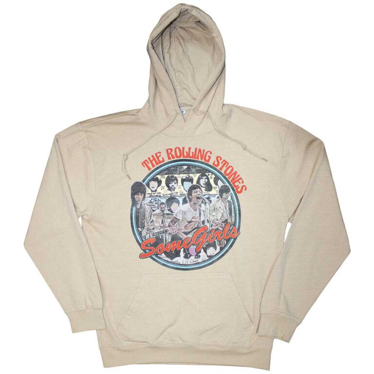 The Rolling Stones Some Girls Circle Sand Pullover Hoodie