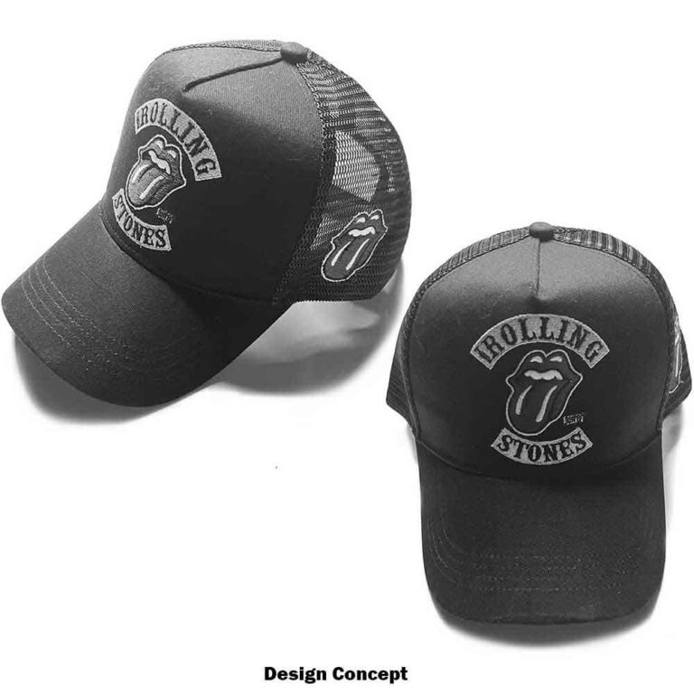 The Rolling Stones Tour ’78 Black Mesh Back Cap