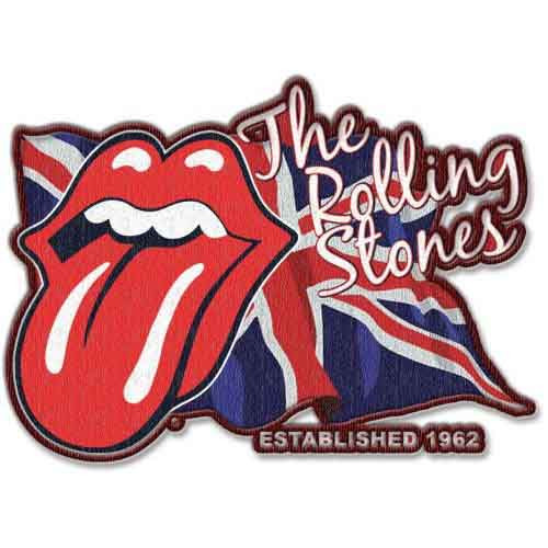 The Rolling Stones Lick the Flag Patch