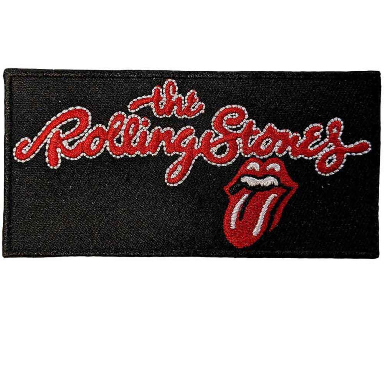 The Rolling Stones Script Logo Patch