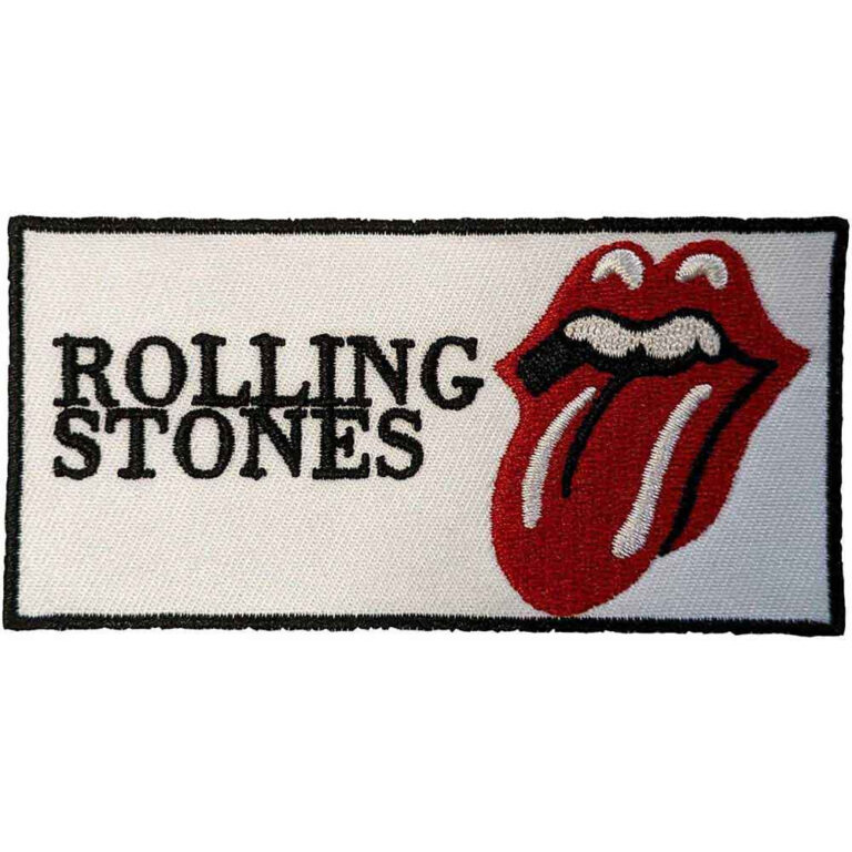 The Rolling Stones Text Logo Patch