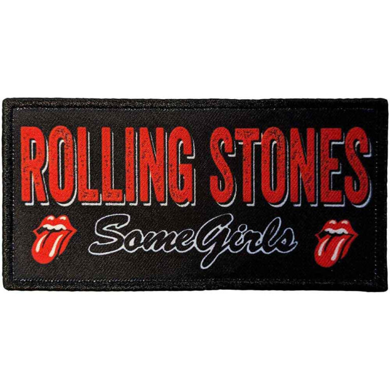 The Rolling Stones Some Girls Logo Patch