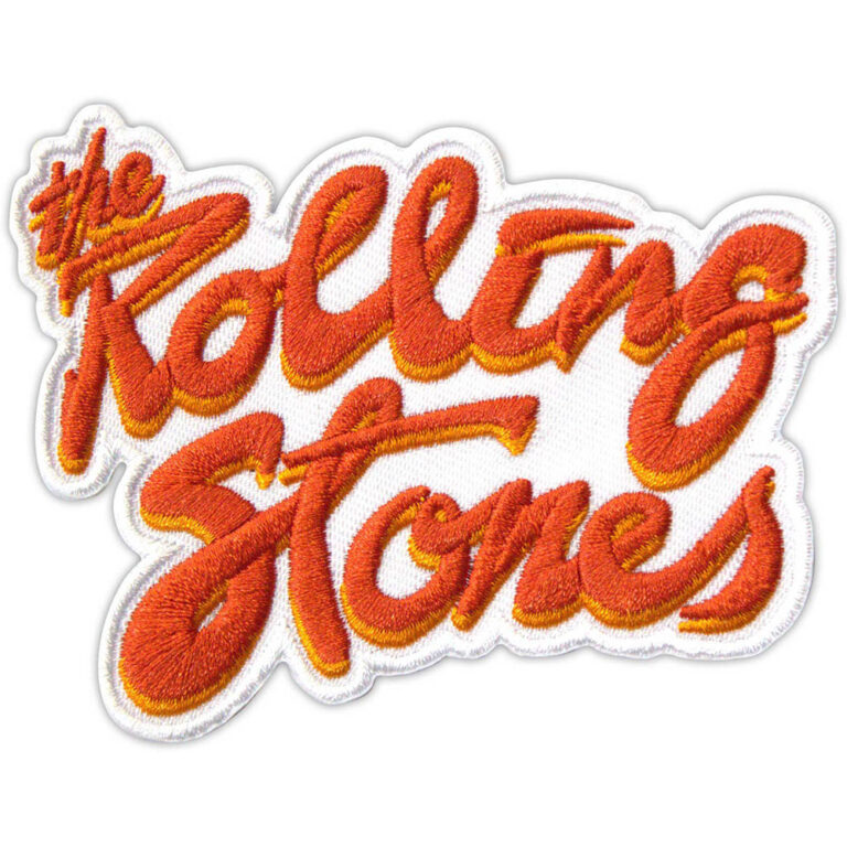 The Rolling Stones Orange Logo Patch