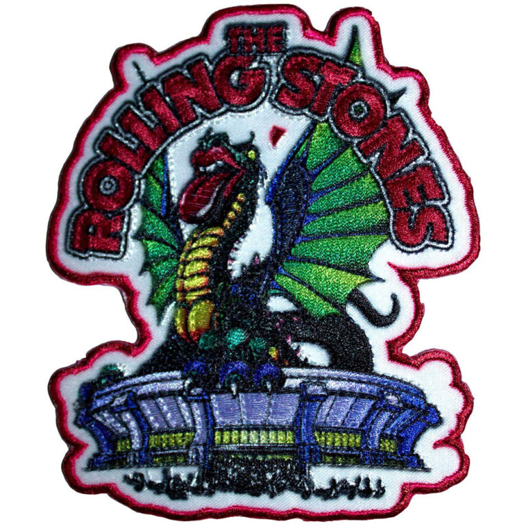 The Rolling Stones Dragon Cut-Out Patch