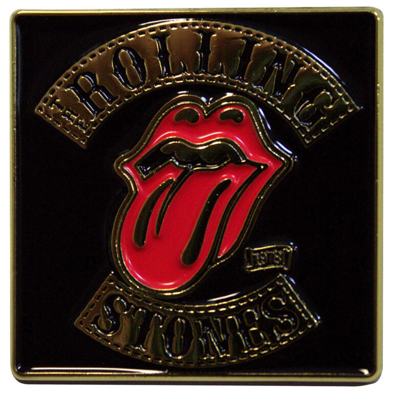 The Rolling Stones Tour ’78 Gold Pin Badge