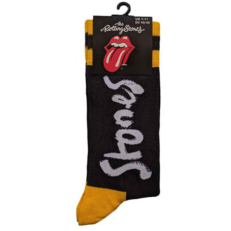 The Rolling Stones Unisex No Filter Black UK Size 7 – 11 Socks
