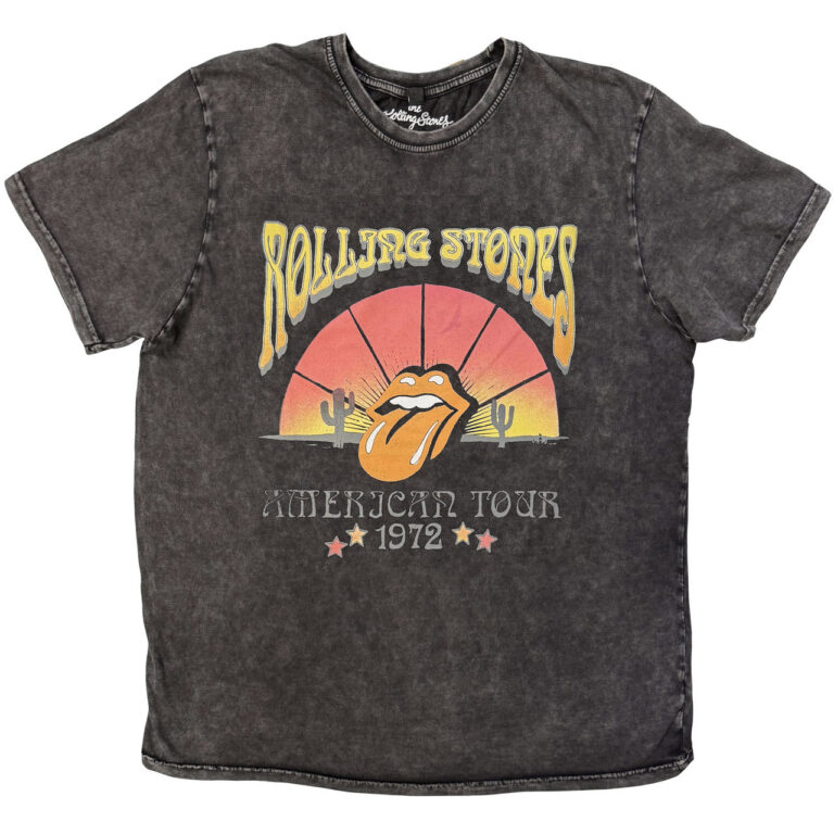The Rolling Stones Desert ’72 Charcoal Grey T-Shirt