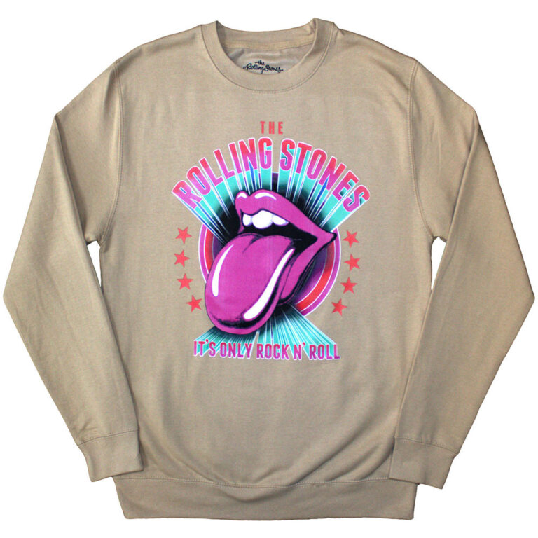 The Rolling Stones It’s Only R ‘n R (Sand) (Oversized) Sweatshirt