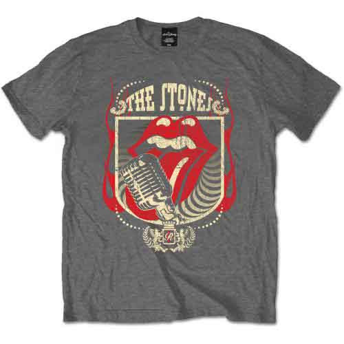 The Rolling Stones 40 Licks Charcoal Grey T-Shirt