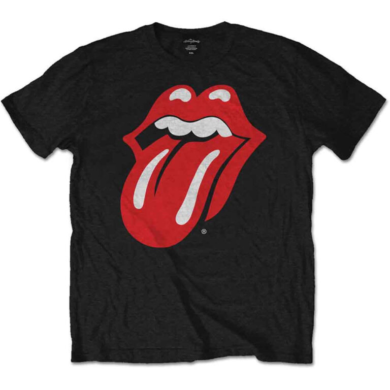 The Rolling Stones Classic Tongue Black T-Shirt
