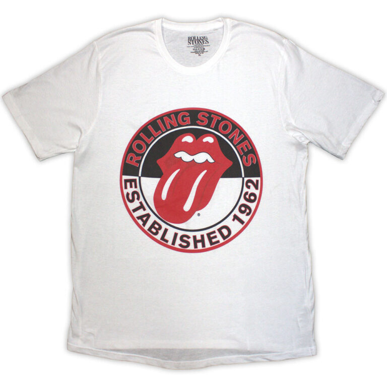 The Rolling Stones Est. 1962 White Ladies T-Shirt