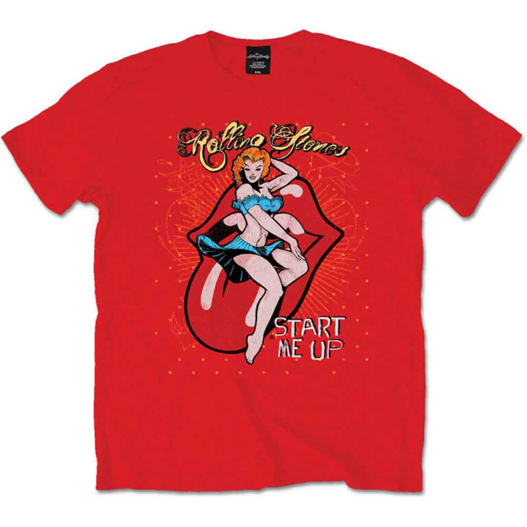 The Rolling Stones Start me up Red T-Shirt