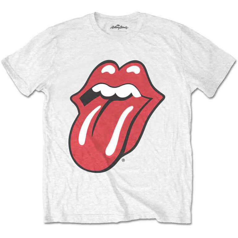 The Rolling Stones Classic Tongue White T-Shirt