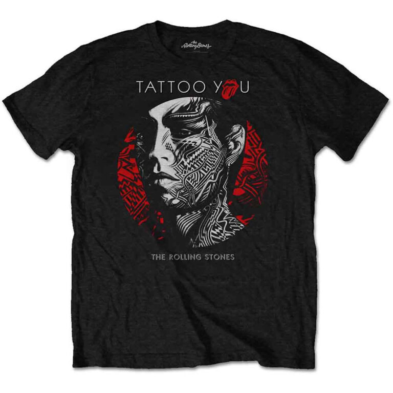 The Rolling Stones Tattoo You Circle Black T-Shirt