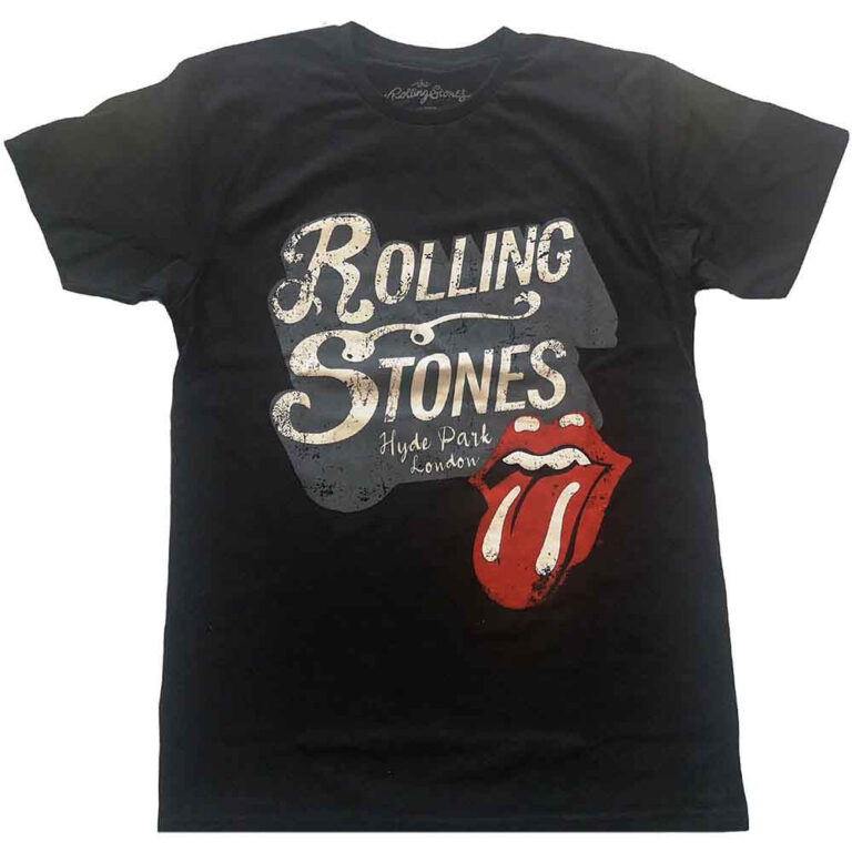The Rolling Stones Hyde Park Black T-Shirt