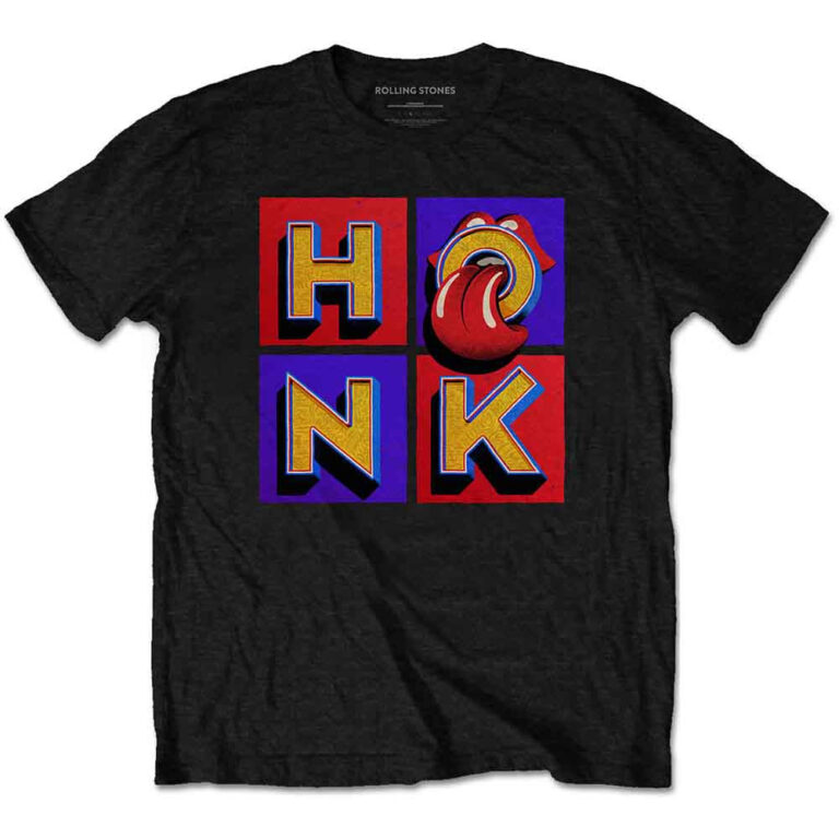 The Rolling Stones Honk Album Black T-Shirt