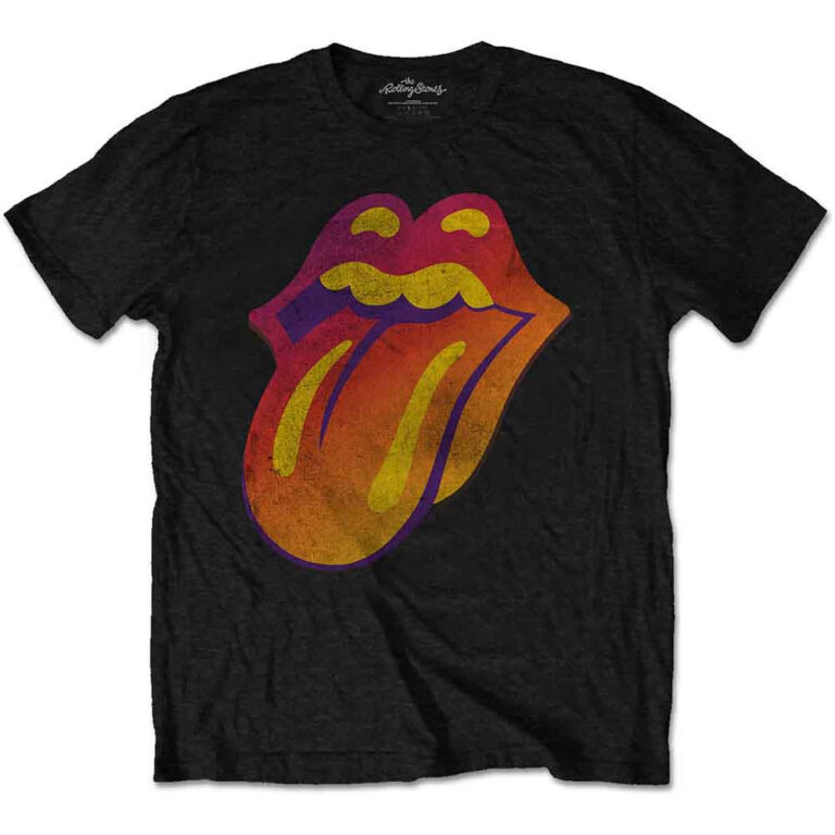 The Rolling Stones Ghost Town Distressed Black Back Print T-Shirt
