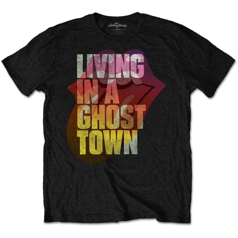The Rolling Stones Ghost Town Black T-Shirt