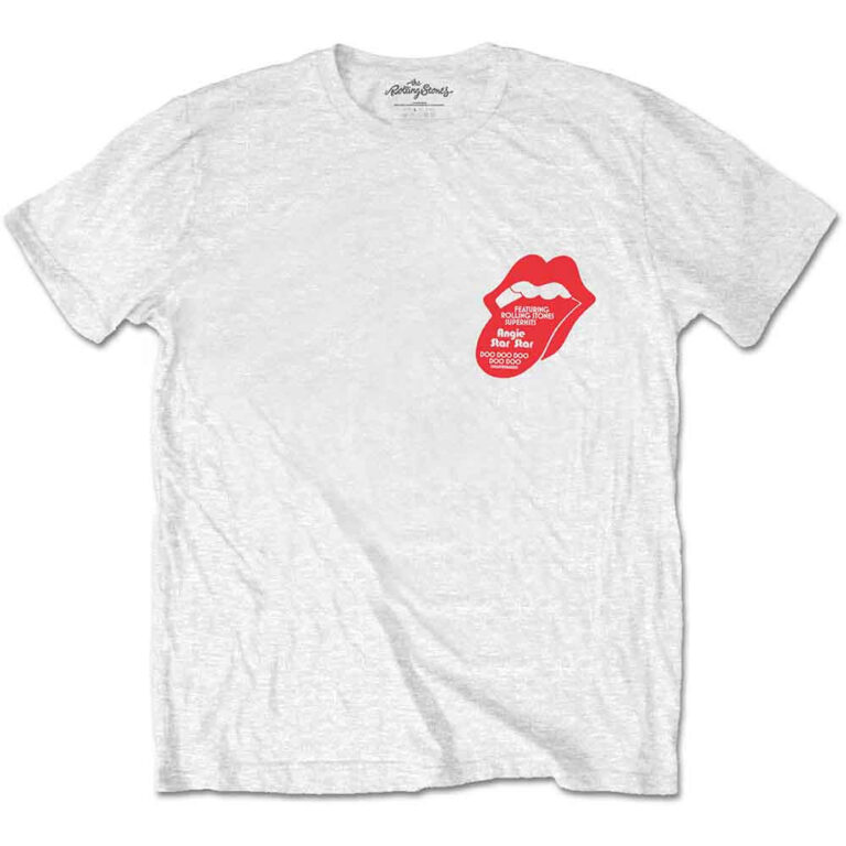 The Rolling Stones Goat Head Soup Tracklist White Back Print T-Shirt