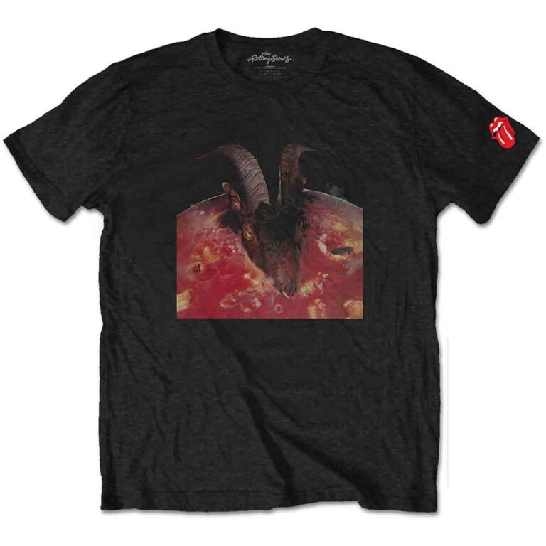 The Rolling Stones Goats Head Soup Black Sleeve Print T-Shirt