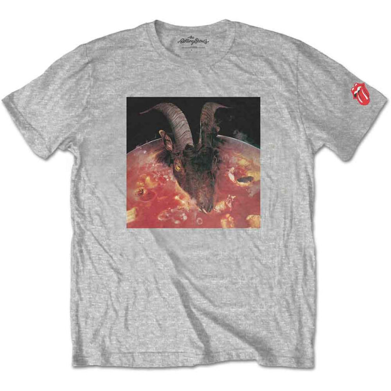 The Rolling Stones Goats Head Soup Grey Sleeve Print T-Shirt