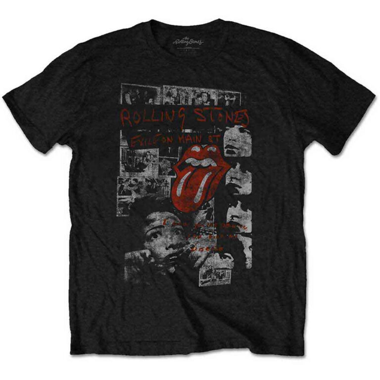 The Rolling Stones Elite Faded Black T-Shirt