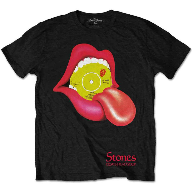 The Rolling Stones Angie – Goats Head Soup Black T-Shirt