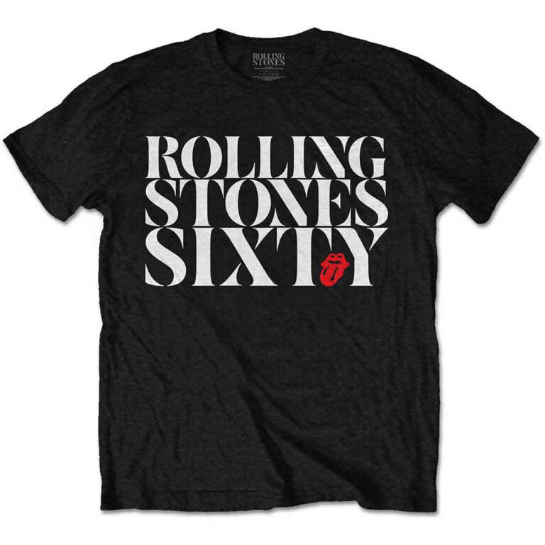 The Rolling Stones Sixty Chic Black T-Shirt