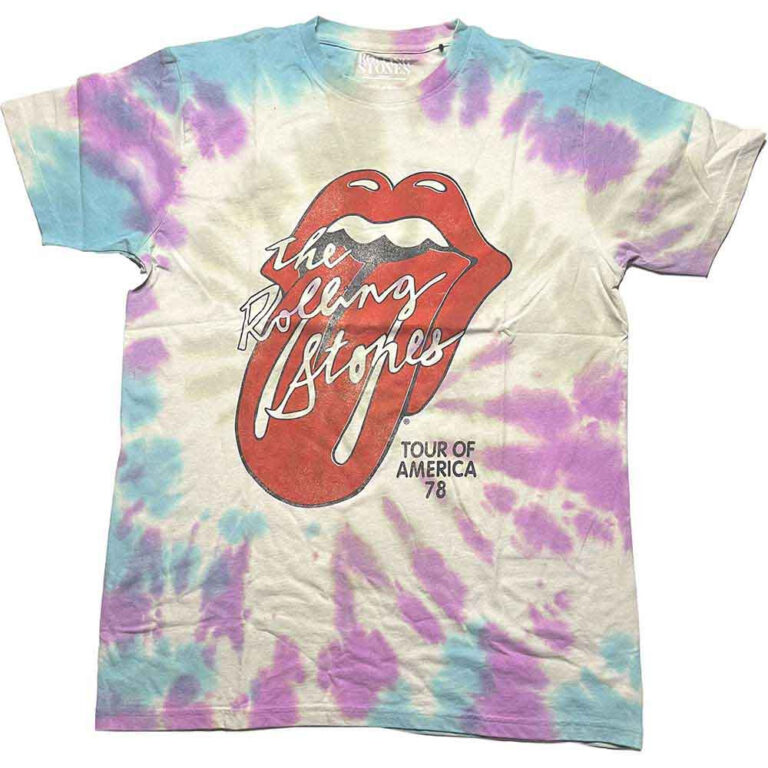 The Rolling Stones Tour of USA ’78 White Wash Collection T-Shirt