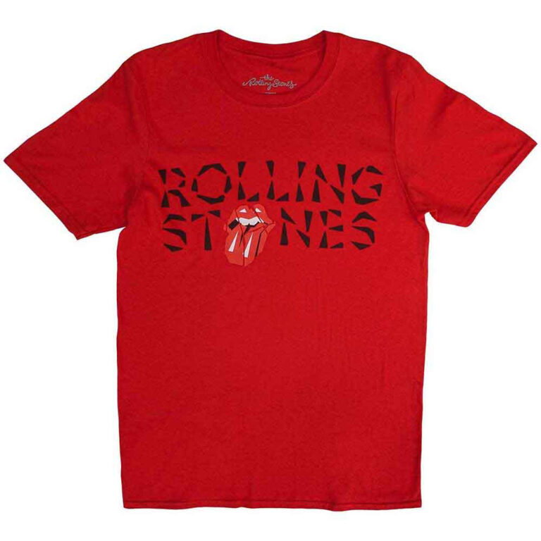 The Rolling Stones Hackney Diamonds Shard Logo Red T-Shirt