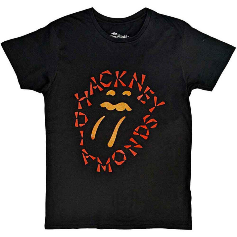 The Rolling Stones Hackney Diamonds Negative Tongue Black T-Shirt