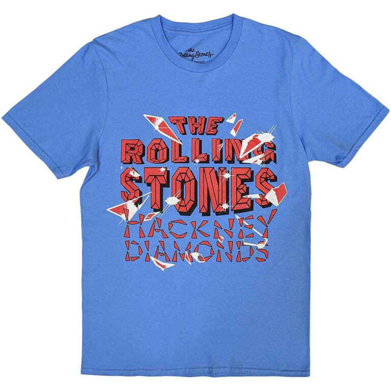 The Rolling Stones Hackney Diamonds Shatter Blue T-Shirt